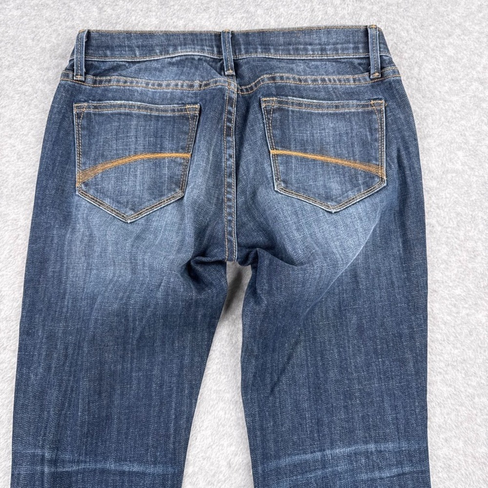 Driftwood Jeans Womens 28X31 Embroidered Floral Denim Straight Leg Whiskers Boho - Picture 4 of 9